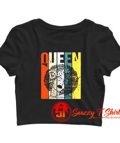 Afro Black Queen Crop Top Shirt