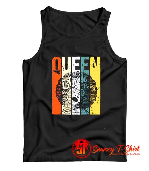 Afro Black Queen Tank Top