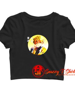 Agastuma Zenitsu Demon Slayer Crop Top Shirt