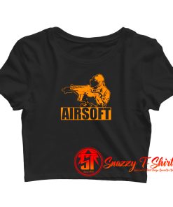 Airsoft Combat Paintball Crop Top Shirt