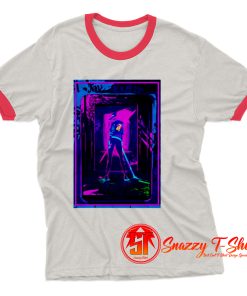 Akali League of Legends K Pop Badass Hot Sexy Dope Girl Gangsta Trill Swag Neon MOBA Ringer Tee