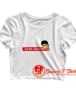 Akiwi Grapes Cartoon Crop Top Shirt