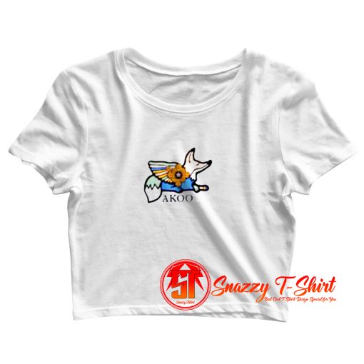 Akoo Star Fox Crop Top Shirt