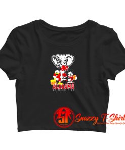 Alabama Crimson Tide Disney Crop Top Shirt