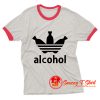 Alcohol Parody Ringer Tee