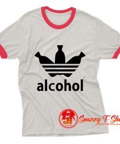 Alcohol Parody Ringer Tee