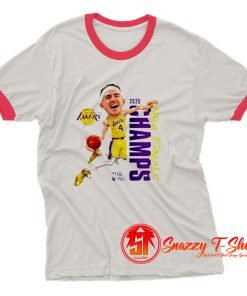 Alex Caruso Los Angeles Lakers Champions 2020 Ringer Tee