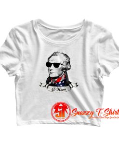 Alexander Hamilton Crop Top Shirt