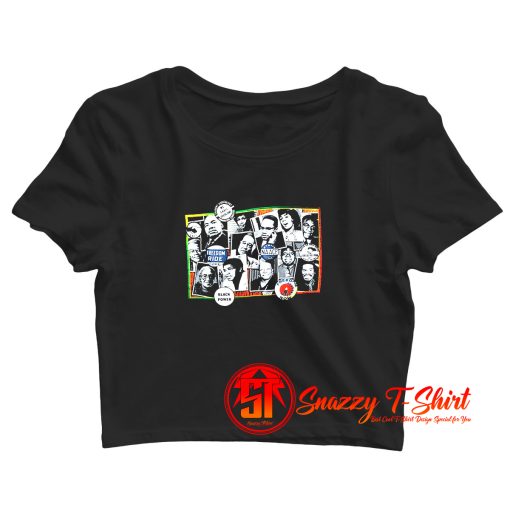 Ali King Jr Malcom X Black History Crop Top Shirt