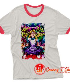 Alice in Wonderland Psychedelic Trippy Female Lucid Dream LSD MDMA XTC Ecstasy Albert Hofmann Ringer Tee