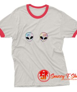 Alien Cute Ringer Tee