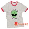 Alien Dont believe in humans Ringer Tee