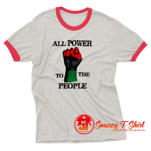 All Power To The People Ringer Tee