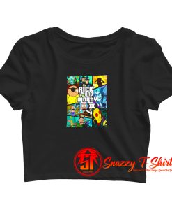 All Seasons Rick Morty Mash Up Crop Top Shirt