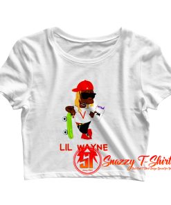 Almost Official Lil Wayne Cartoon Lil Wayne Shirt Clipart Crop Top Shirt