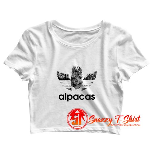 Alpacas Crop Top Shirt