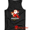 Amazon Santa Claus Riding Reindeer Christmas Tank Top