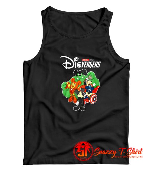 America Mickey Disvenger Superheroes Avengers Disney Tank Top