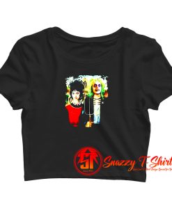 American Beetlejuice Gothic and Lydia Crop Top Shirt