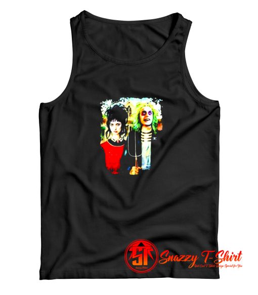 American Beetlejuice Gothic and Lydia Tank Top