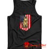 American Flag Exotic Shorthair Tank Top