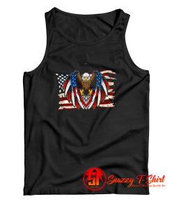 American Flag Patriotic Eagle Tank Top