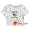 American Strong Crop Top Shirt