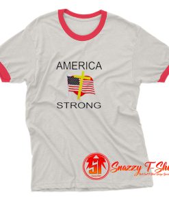 American Strong Ringer Tee