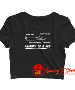 Anatomy Of A Pew Crop Top Shirt