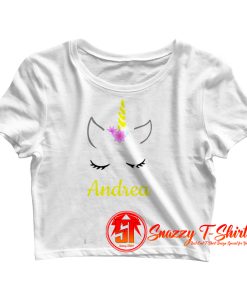 Andrea Unicorn Crop Top Shirt