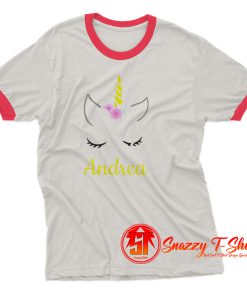 Andrea Unicorn Ringer Tee