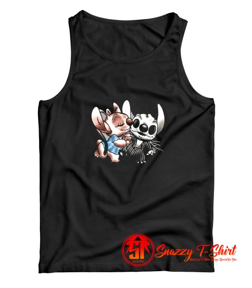 Angel Kissing Stitch Nightmare Before Christmas Tank Top