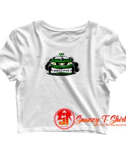 Angry Car Crop Top Shirt