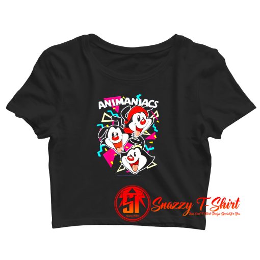 Animaniacs Party Yakko Wakko Dot Crop Top Shirt