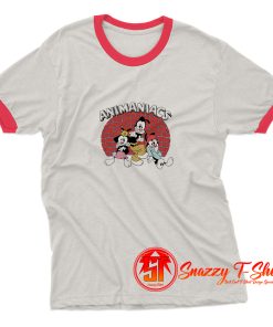 Animaniacs Wakko Yakko Dot In The Spotlight Ringer Tee