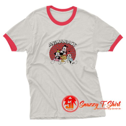 Animaniacs Wakko Yakko Dot In The Spotlight Ringer Tee