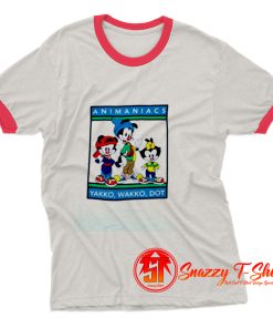 Animaniacs Yakko Wakko Dot Cartoon Ringer Tee