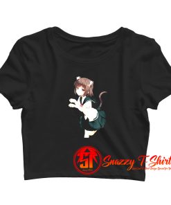 Anime Catgirls Crop Top Shirt