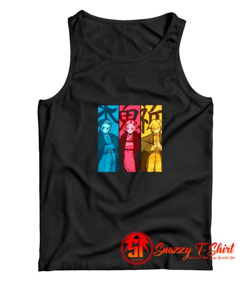 Anime Characters Vintage Tank Top