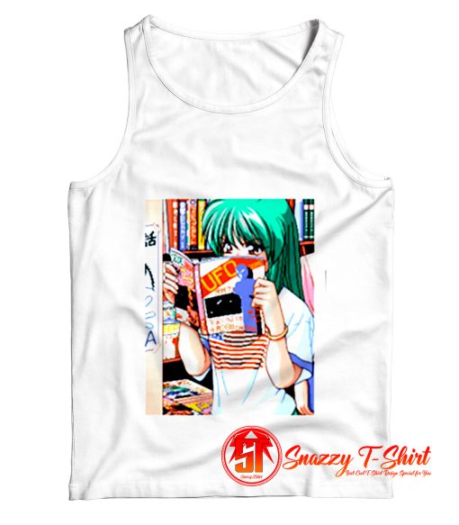 Anime Girl Aesthetic Waifu Kawaii Vaporwave Game Art Pixelart 8bit Hot Sexy Manga Japan Japanese Tank Top