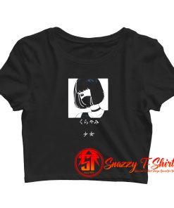 Anime Girl Graphic Crop Top Shirt