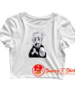 Anime Girl Texting Crop Top Shirt