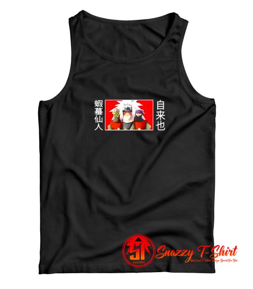 Anime. Naruto Jiraiya art colorful Tank Top