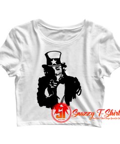 Anonymous V for Vendetta Crop Top Shirt