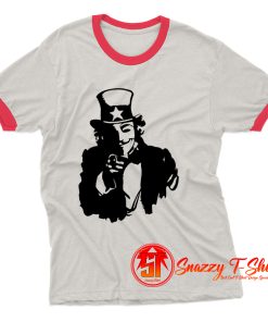 Anonymous V for Vendetta Ringer Tee