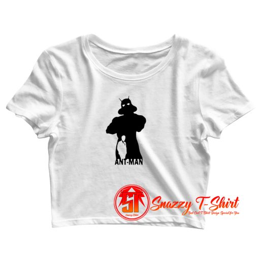 Ant Man Silhouette Crop Top Shirt