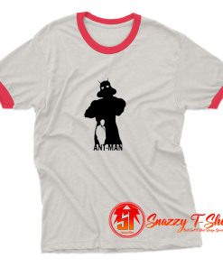 Ant Man Silhouette Ringer Tee