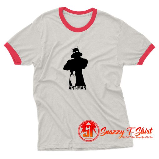 Ant Man Silhouette Ringer Tee