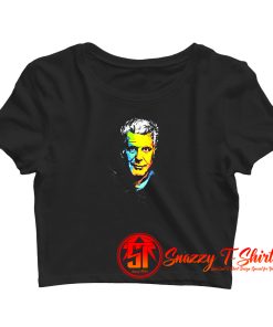 Anthony Bourdain Art Crop Top Shirt