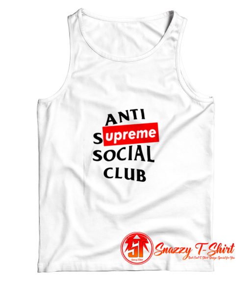 Anti Supreme Social Club Parody Tank Top